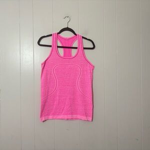 Lululemon Swiftly Tech Racerback Tank Top Neon Pink Size 8